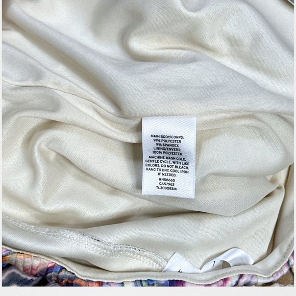 SOLD mermaidcore watercolor pencil skirt leith size large - Picture 5 of 7